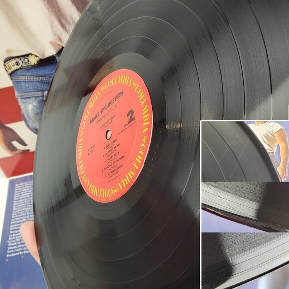 Bruce Springsteen Born in USA Vinyl Record QC 38653 Original Pressing 1984 VG - Picture 10 of 12